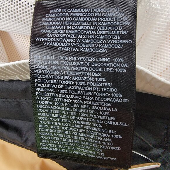 The North Face WindWall Nylon Track Pants Womens Small Peach White Black - Picture 6 of 16